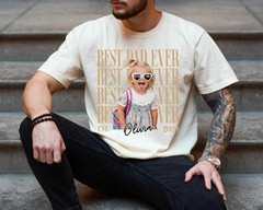 Custom Photo Dad Shirt Personalized Portrait Tee, Grandpa Gift