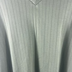 Pierre Cardin Men’s Green Short Sleeve V-Neck Casual Comfort Shirt Size Large