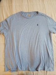 Polo Ralph Lauren Men’s Blue Cotton Classic Fit Polo Logo T-Shirt Size 2XL