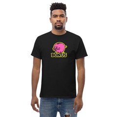 Bonus Iceland Supermarket Pink Piggy Bank Logo T-Shirt Bonus Iceland Tee