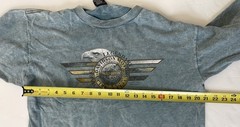 Groves Harley Davidson Classic Motorcycles Winchester Va Blue Mineral Wash Sz L