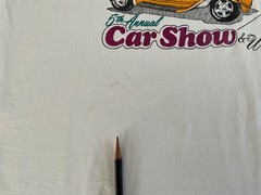 Vtg. 90s Caledonia Adobe San Miguel Car Show Wine Tasting T-Shirt XL Oneita USA