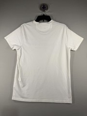 Kenneth Cole T Shirt SM White Crew Neck Short Sleeve Slim Fit Soft Tee