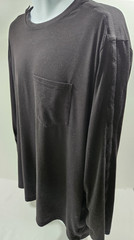 Deyeck black XL long sleeve crewneck snap entry shoulder/sleeve SURGICAL (1)