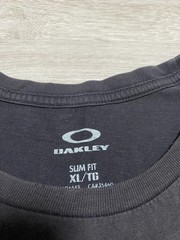 Vintage OAKLEY 2x big logo T-shirt size M