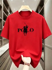 Men’s Summer Casual Business Short Sleeved Round T-shirt, Simple Fashionable