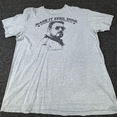 Big Lebowski Shirt Mens Extra Large Gray Mark It Zero Dude Movie Tee Bowling