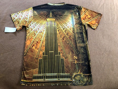 Empire State Building Lobby ESB Graphic Men’s T Shirt Made in USA Art Deco Multi