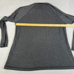 Faherty Cloud Cotton Henley Shirt Men XL Charcoal Gray Pullover Pima Cotton Soft