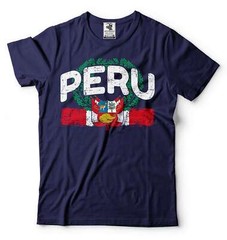 Mens Peru Shirt Peru Patriotic Flag Tee Peru National Shirt Peru Unisex Tee