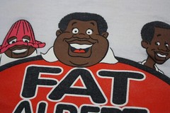 Vintage Junkyard Gang Fat Albert Shirt Size LG Front/Back Print Scene Not Herd
