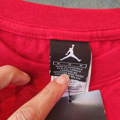 VTG Jordan Shirt Mens Medium Red Air Jordan Flight Graphic T-Shirt Tee 2006