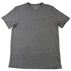 American Eagle Super Soft Icon Standard Fit Gray Heather Cotton T-Shirt Medium