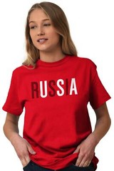 Russia USA Trump Putin Political Ally Humor Womens or Mens Crewneck T Shirt Tee