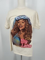 Headgear Classics Big Latto Sugar Honey Iced Tea Tour Graphic T-Shirt Large Size