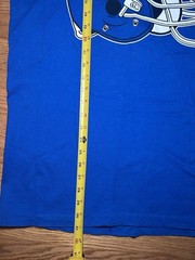 Vintage VTG 90s 1997 New York Giants NFL Salem Big Helmet Tee Xl Blue