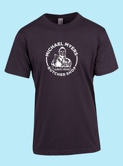 MEN WOMENS TEE TSHIRT UNISEX BUTCHER SHOP MICHAEL MYERS HORROR MOVIE GIFT NEW