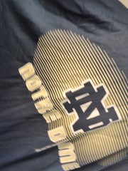 Colosseum Own The Stands Notre Dame T-Shirt, Men’s 2XL Blue, New