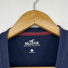 Hollister Mens Must-Have Collection T-Shirt Navy Blue Small Embroidered Logo