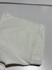 Vintage 1960s White Blank T Shirt JCPenney Single Stitch Medium Tall