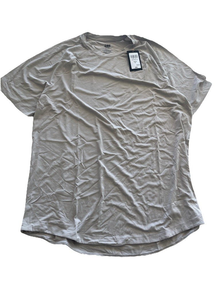 CSG Men’s Gray Active Reform T-Shirt Size 2XL