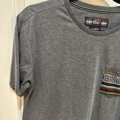 Beautiful Giant Men’s Large T-Shirt Single Breast Pocket Short Sleeve Blk Size L