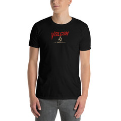 Volcom Gothic Saint Nun Rifle Graphic T Shirt Streetwear Skater Punk Tee