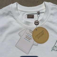 Common People Golf Club Tee Men’s Small White Graphic Shirt NWT