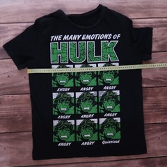 The Many Emotions OF Hulk merch Cartoon Promo Aop Print Tee Cotton, Men`s Size M