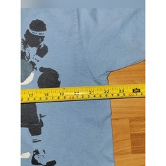 Y2K Air Jordan Melo Flight Graphic RARE Tee Blue Carmelo Anthony Jumpman, Medium