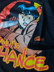 LEAVE IT TO CHANCE VINTAGE GRAPHITTI DESIGNS COMIC T SHIRT XL NEW