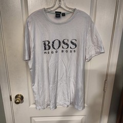 Hugo Boss White T-Shirt Regular Fit XXL Fits Like XL USA Smaller Fit