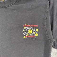 Chinatown Market Shirt Mens Small Black Smiley Atom Graphic Streetwear Tee