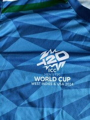 India Men’s T20 World Cup 2024 Unbranded Cricket Shirt Size Large