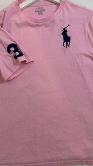 Polo Ralph Lauren Mens Pink Big Pony Crewneck T-Shirt Short Sleeve #3 XL 18-20