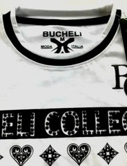 Men’s Bucheli T Shirt,Italian Style,Cotton,Slim Fit,Stretch M….A14.A