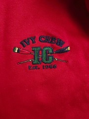 Ivy Crew Shirt Mens Large Red Crew Neck Long Sleeve Pullover Casual Outdoor