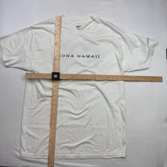 Vintage 2000 Y2k t-Shirt Kona Hawaii Hanes Size Adult Large 21.5×31 inches vtg