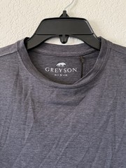 Greyson Shirt Mens Small Gray Shepherd Guide Sport Base Layer Hiking Camping NEW