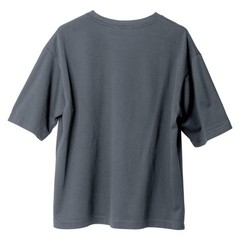 DYX Oversized Gray Unisex 100% Cotton Crew Neck T-Shirt Gym and Streetwear Tee