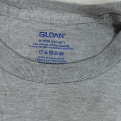 Gildan Shirts Mens Medium 38/40 Black Gray Short Sleeve Cotton Blend Set Of 5