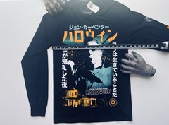Michael Myers Halloween Tee Shirt Black Unisex Long Sleeve Cotton NWT Small