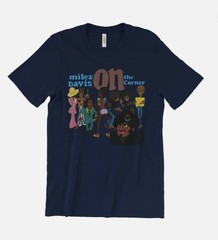 Miles Davis On The Corner T-Shirt Jazz Trumpet Legend Sketches In Spain brew lp