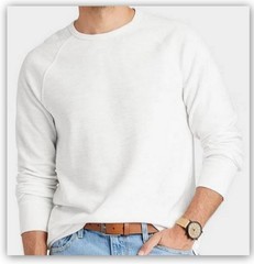 Men’s Long Sleeve TEXTURED PULLOVER Shirts Crewneck Goodfellow
