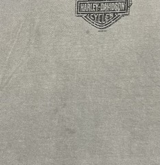 Harley Davidson T Shirt Eagle Motorcycle Stone Grey Ukes Kenosha WI Size 2XL