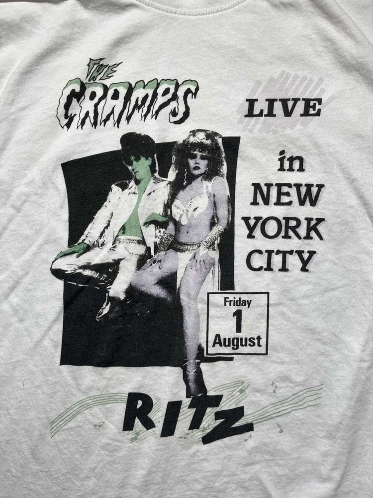 The Cramps Band T-shirt Classic Style White Short Sleeve Unisex Shirt WA2127