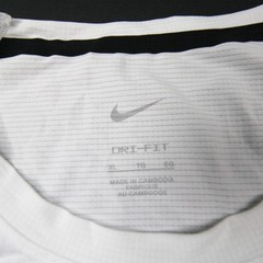 Nike Pro Dri-Fit Short Sleeve Shirt Men’s White Used XXL