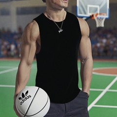 Gym Tank Top Men’s Sleeveless Quick Dry Bodybuilding Basketball Fitness Vest