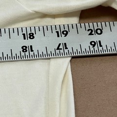 Murano Liquid Luxury Mens Medium Ivory Slim Fit Long Sleeve Shirt Graphic Patch