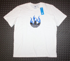 NEW MEN’S ADIDAS ORIGINALS TREFOIL FIRE LOGO TEE SHIRT ~SIZE 2XL #IS2944